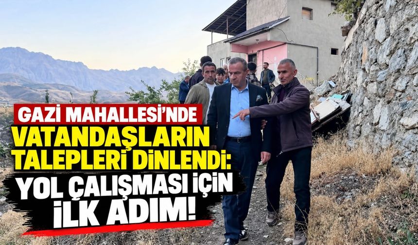 Gazi Mahallesi’nde Vatandaşların Talepleri Dinlendi