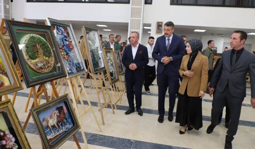 ADEM Kursiyerlerinden Göz Dolduran El Sanatları Sergisi