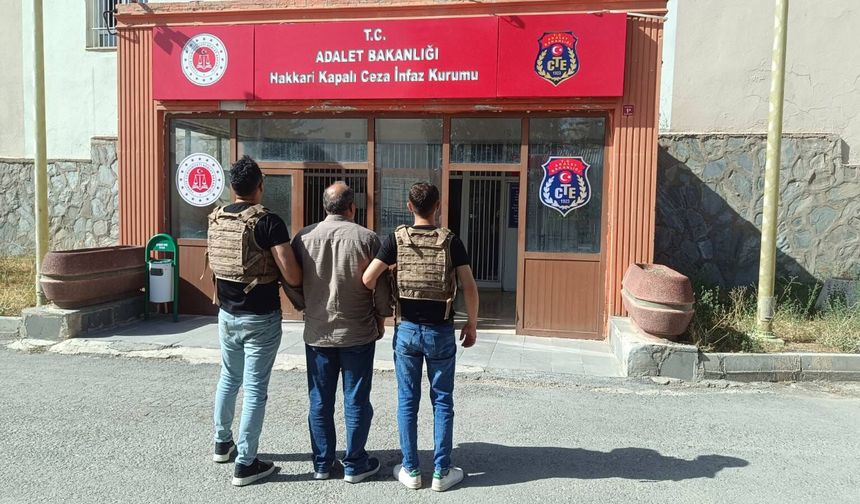Hakkari’de 10 Yıl 5 Ay Hapis Cezası Bulunan Şahıs Yakalandı