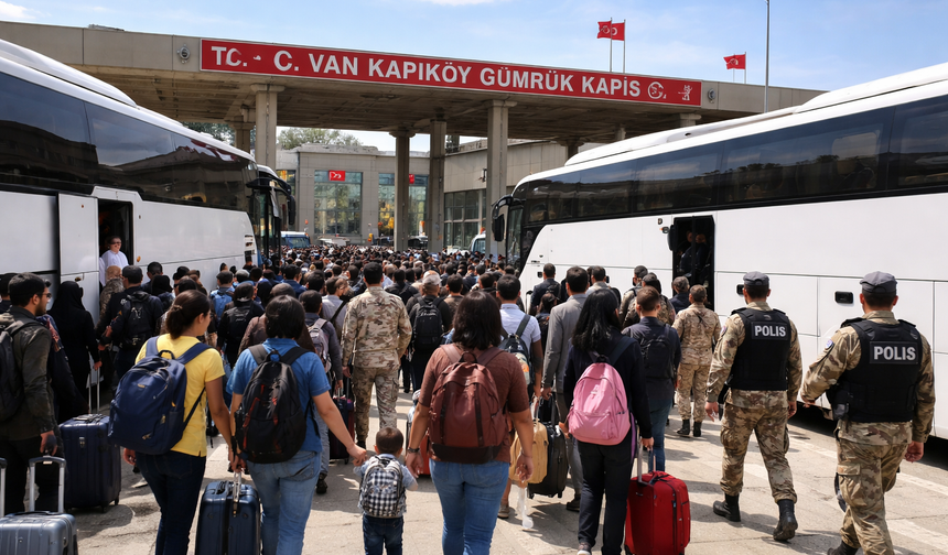 İRAN’DAN TAHLİYE3 ÜLKENİN DİPLOMATLARI VAN’DA